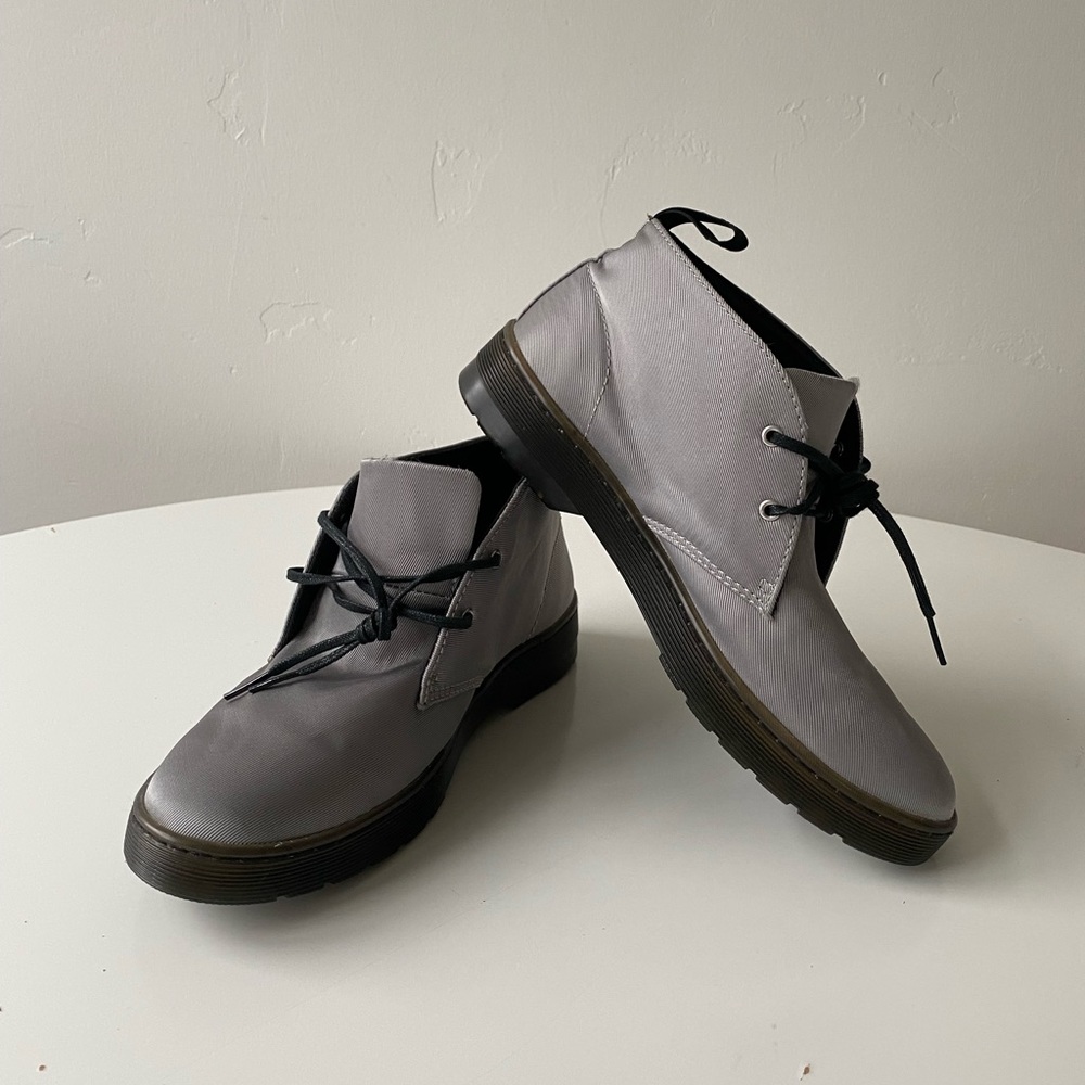 Doc Martens Silver Chukka Boots